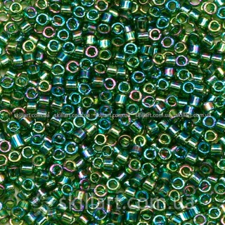 Бисер DB-1247 Miyuki Delica Beads 11/0 (блестящий, зеленый)